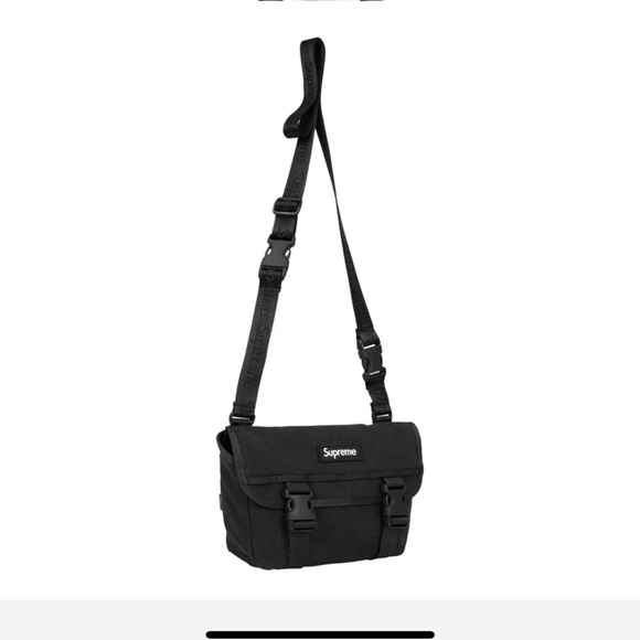 Supreme Black Mini Messenger Bag - Picture 2 of 2